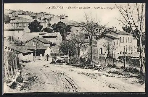 AK Valensole, Quartier des Ecoles, Route de Manesque