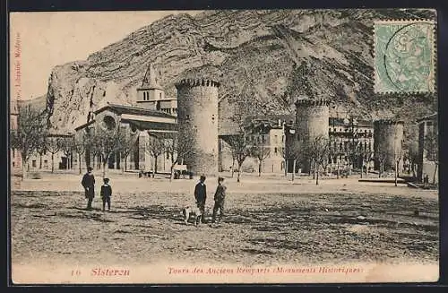 AK Sisteron, Tours des Anciens Remparts