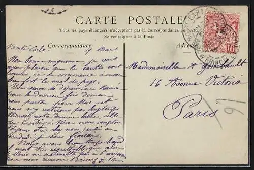 AK La Condamine, Le Ravin et l`Église Sainte-Dévote