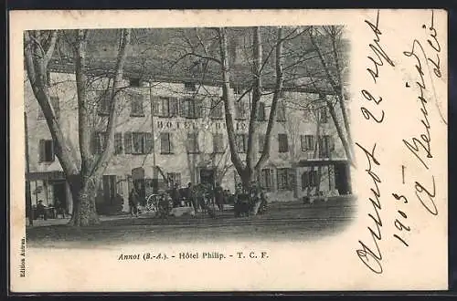 AK Annot /B.-A., Hôtel Philip