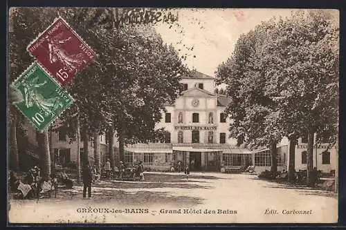 AK Gréoux-les-Bains, Grand Hôtel des Bains