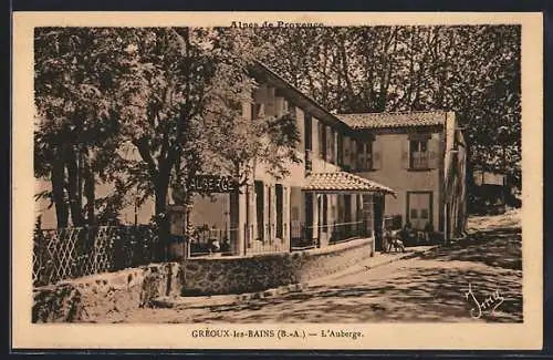 AK Gréoux-les-Bains /B.-A., L`Auberge