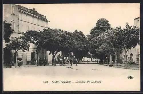 AK Forcalquier, Boulevard des Cordeliers