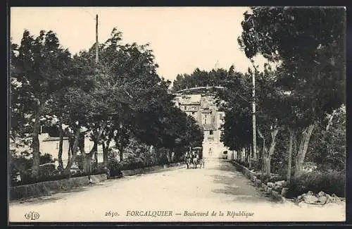 AK Forcalquier, Boulevard de la République