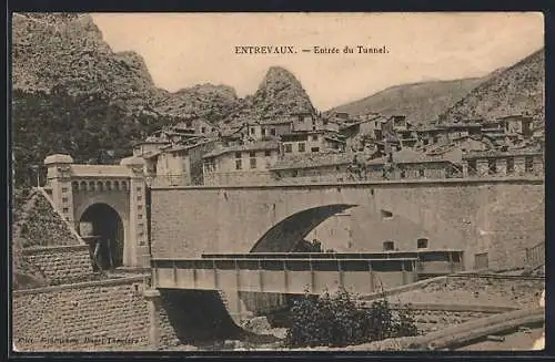 AK Entrevaux, Entrée du Tunnel