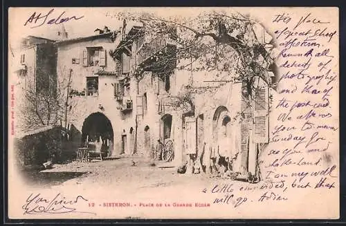 AK Sisteron, Place de la Grande Ecole