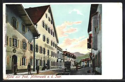 AK Mittenwald, Hotel zur Post