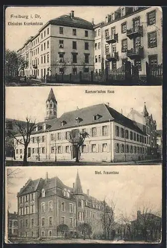 AK Freiburg i. Br., Klinisches Krankenhaus, Kuenzer`sches Haus, Medizinischer Frauenbau