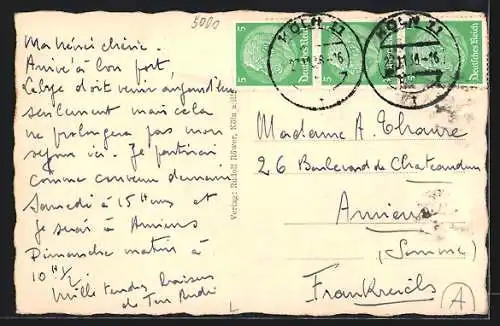 AK Köln-Neustadt, Strassenbahn auf dem Hohenzollernring