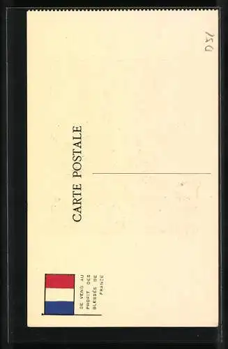 Künstler-AK Louis Raemaekers: Samariter helfen verwundetem Soldaten