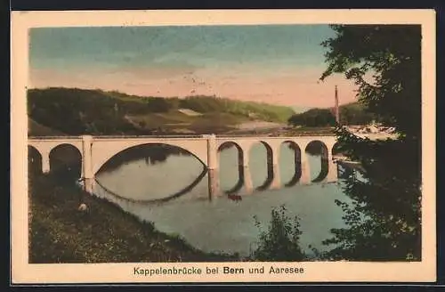 AK Bern, Kappelenbrücke und Aaresee