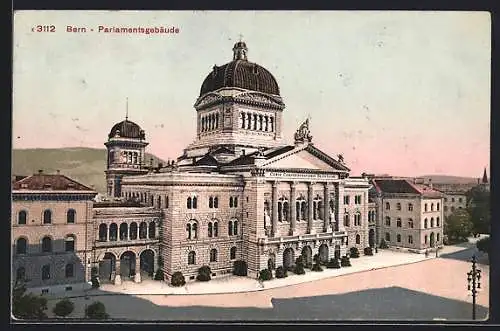 AK Bern, Partie am Parlamentsgebäude