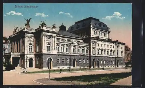 AK Zürich, Partie am Stadttheater