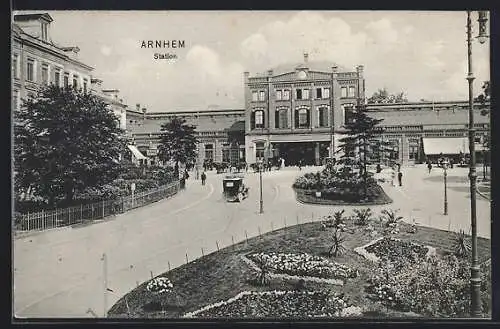 AK Arnhem, Bahnhof mit Anlagen