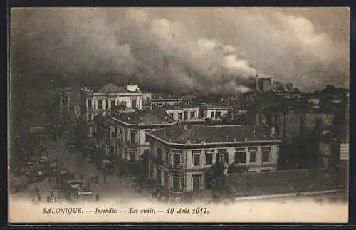 AK Salonique, Incendie, Les Quais