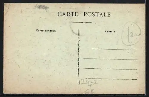 AK Salonique, Hotel Olympes et autres maisons du quai en ruines