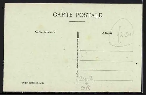 AK Salonique, Fire 1917, Remainder of General Post Office