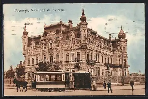 AK Bucuresti, Ministerul de Externe, Pferdebahn