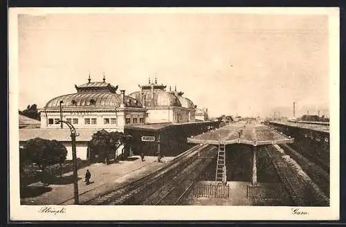 AK Ploiesti, Gara, Bahnhof mit Bahnsteigen