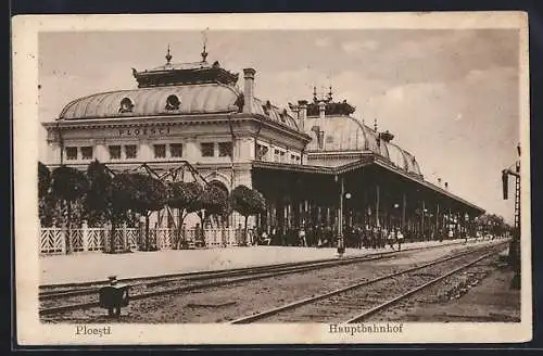 AK Ploiesti, Blick auf den Hauptbahnhof