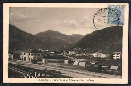 AK Tolmezzo, Panorama e Stazione Ferroviaria