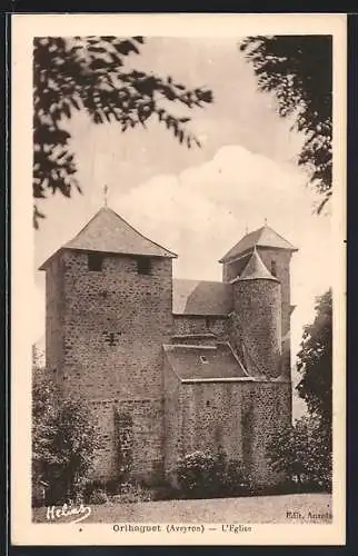 AK Orlhaguet /Aveyron, L`Eglise