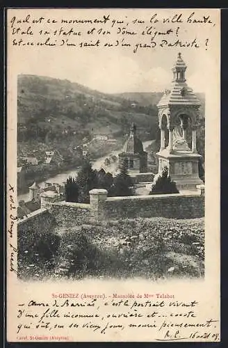 AK St-Geniez /Aveyron, Mausolée de Mme Talabot