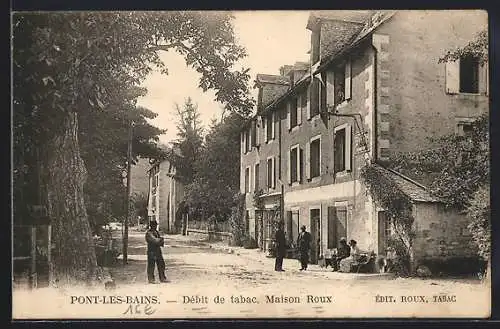 AK Pont-les-Bains, Débit de tabac, Maison Roux