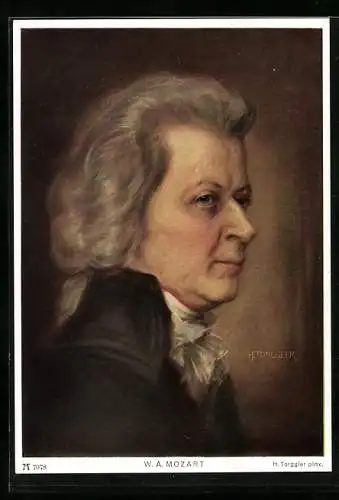 AK Portrait Wolfgang Amadeus Mozart