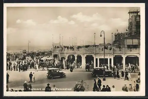 AK Scheveningen, Boulevard en Ingang Palacestraat