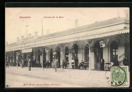 AK Mouscron, Intérieur de la Gare