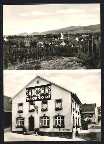 AK Britzingen /Kreis Müllheim, Gasthaus zum Hirschen