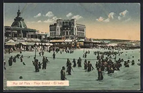 AK Mar del Plata, Playa Bristol, El bano