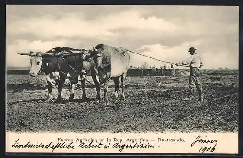 AK Rastreando, Faenas Agricolas en la Rep. Argentina