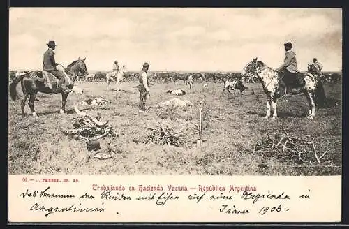 AK Argentina, Trabajando en Hacienda Vacuna