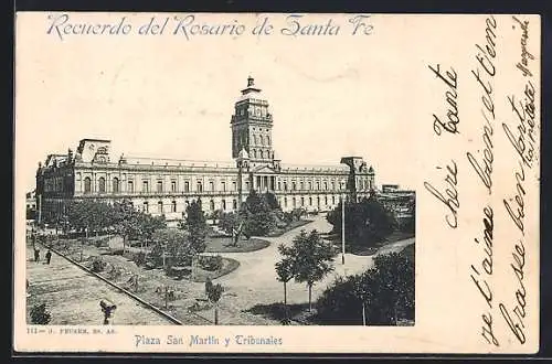 AK Rosario de Santa Fe, Piaza San Martín y Tribunales