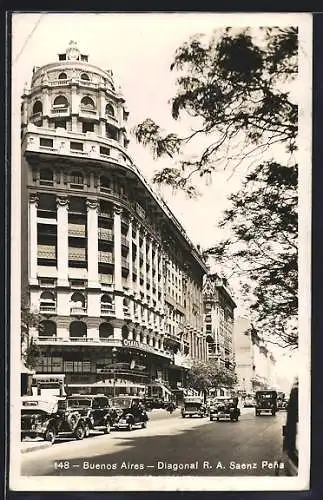 AK Buenos Aires, Diagonal R. A. Saenz Pena