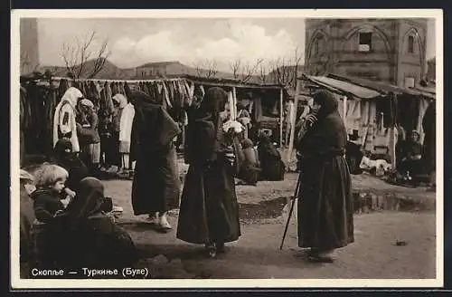 AK Skopje, Frauen auf dem Markt