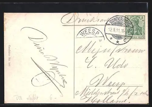 AK Sonderburg, Ansicht der Marienkirche