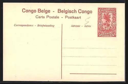 AK Belgisch Congo, Attaque d`une termitieresur la nouvelle route de Lukafu