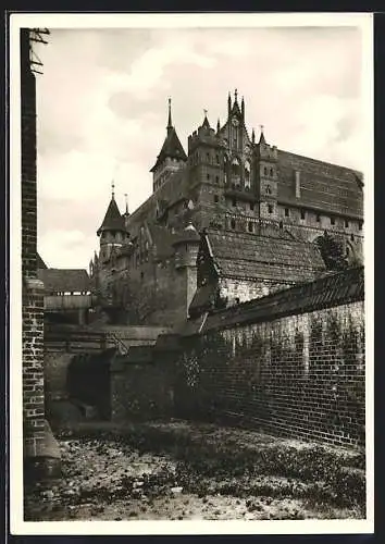 AK Marienburg-Malbork, Hochschloss, Kapitelsaalgiebel