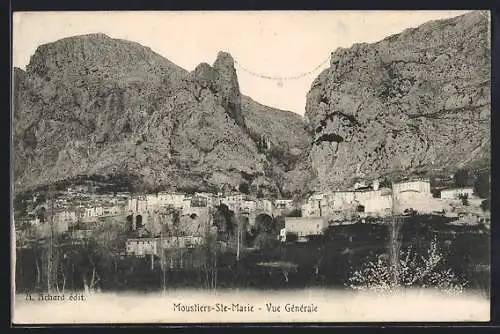 AK Moustiers-Sainte-Marie, vue Generale