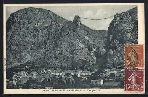 AK Moustiers-Sainte-Marie /B.-A., Vue générale