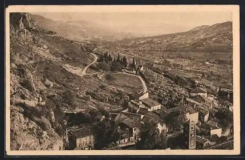 AK Moustiers-Ste-Marie, Panorama sur la Vallée