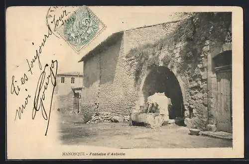 AK Manosque, Fontaine d`Aubette