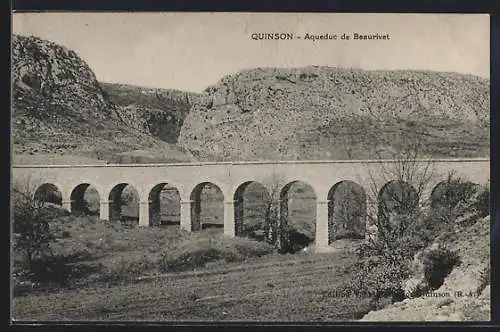 AK Quinson, Aqueduc de Beaurivet