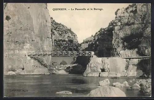 AK Quinson, La Passerelle et le Barrage