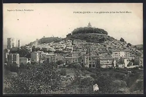 AK Forcalquier, Vue générale prise de Saint-Marc