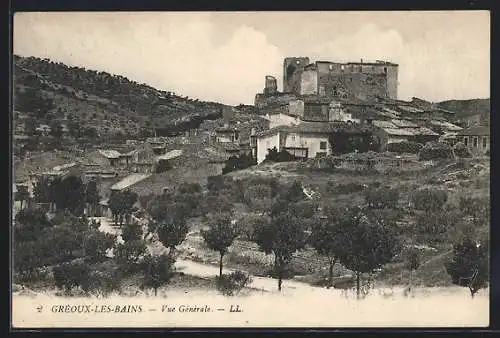 AK Gréoux-les-Bains, Vue Générale