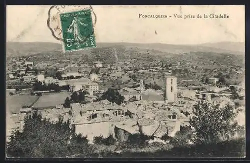 AK Forcalquier, Vue prise de la Citadelle